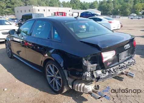 2016 Audi S4 3.0T Premium Plus z USA, uszkodzony, nr VIN WAUDGAFL4GA000489
